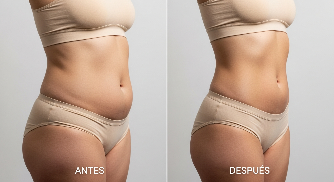 Antes y después de Criolipólisis en Elyzea